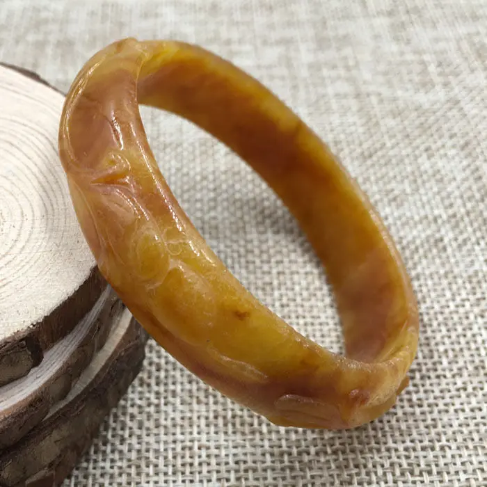 A-5769 Chinese Beautiful Hand-carved Brown Jadeite Jade Gem Bracelet Bangle 56mm 28% 10.13
A-5769 Chinese Beautiful Hand-carved Brown Jadeite Jade Gem Bracelet Bangle 56mm 28% 10.13
