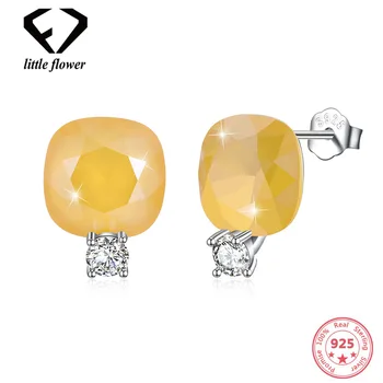 Sterling Silver Color 925 Geometric Square Zirconium Stud Ear Nail for Women Austria Crystal Earrings European and American
Sterling Silver Color 925 Geometric Square Zirconium Stud Ear Nail for Women Austria Crystal Earrings European and American