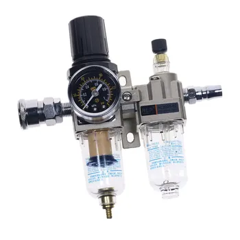 AC2010-02 Manual Drainage Supply Air Pump Air Compressor Oil Filter Regulator Pneumatic Water Separator Two-piece 0-1MPa 150PSI
AC2010-02 Manual Drainage Supply Air Pump Air Compressor Oil Filter Regulator Pneumatic Water Separator Two-piece 0-1MPa 150PSI