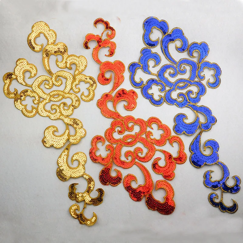 1Pc Sequins Cloud Embroidery Cloth Gold Silver Royal Blue Patch Lace Applique Costume COS Pack DIY Accesorry 42X18cm BD0642
1Pc Sequins Cloud Embroidery Cloth Gold Silver Royal Blue Patch Lace Applique Costume COS Pack DIY Accesorry 42X18cm BD0642
