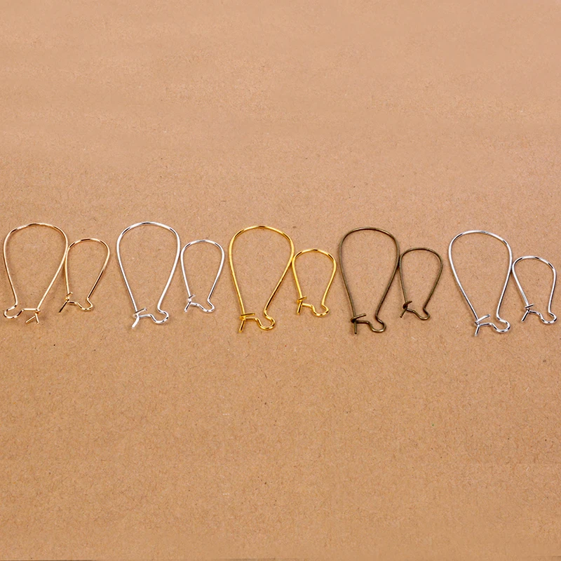 100pcs/lot 24x11mm Gold Silver Color French Style Kidney Ear Wire Earring Hook Findings for DIY Handmade Earring Jewelry Making
100pcs/lot 24x11mm Gold Silver Color French Style Kidney Ear Wire Earring Hook Findings for DIY Handmade Earring Jewelry Making