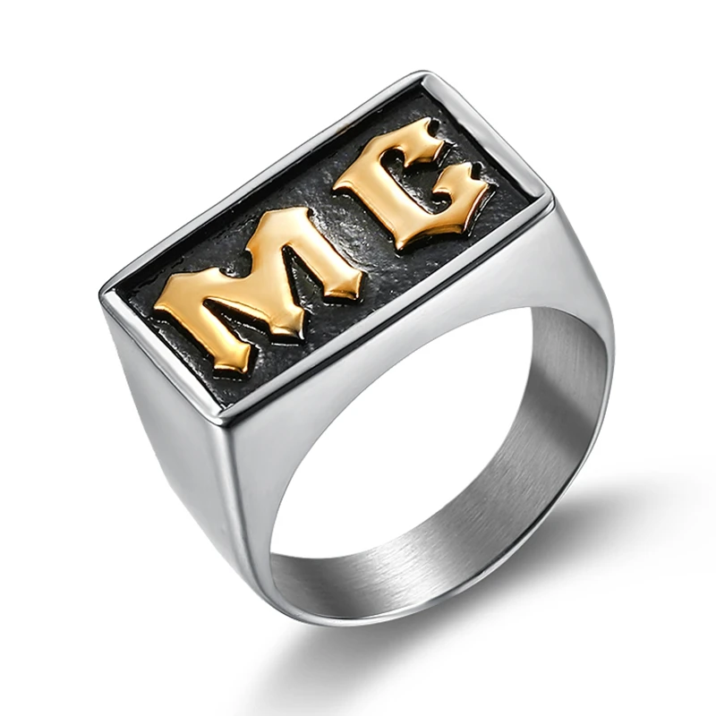 Size 7-15 vintage retro biker punk ring man jewelry gold silver stainless steel MC motorycycle band men's boys ring punk style
Size 7-15 vintage retro biker punk ring man jewelry gold silver stainless steel MC motorycycle band men's boys ring punk style