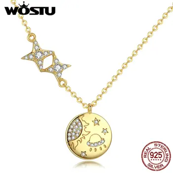 WOSTU New Arrival Real 925 Sterling Silver Mysterious Galaxy Gold Pendant Necklace For Women Lover Fashion Jewelry Gift CQN281
WOSTU New Arrival Real 925 Sterling Silver Mysterious Galaxy Gold Pendant Necklace For Women Lover Fashion Jewelry Gift CQN281