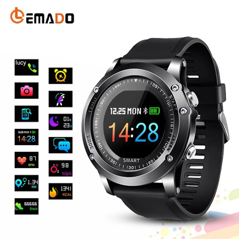 LEMADO T2 IP68 Waterproof Blood Oxygen Heart Rate Monitoring Message Remider Smartwatch Bluetooth Sport Smart Watch For Men
LEMADO T2 IP68 Waterproof Blood Oxygen Heart Rate Monitoring Message Remider Smartwatch Bluetooth Sport Smart Watch For Men