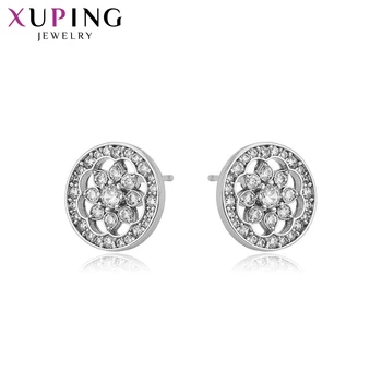Xuping Elegant Wreath Pattern Flower-shaped Earrings Stud Jewelry for Women Thanksgiving Gifts 93340 
Xuping Elegant Wreath Pattern Flower-shaped Earrings Stud Jewelry for Women Thanksgiving Gifts 93340