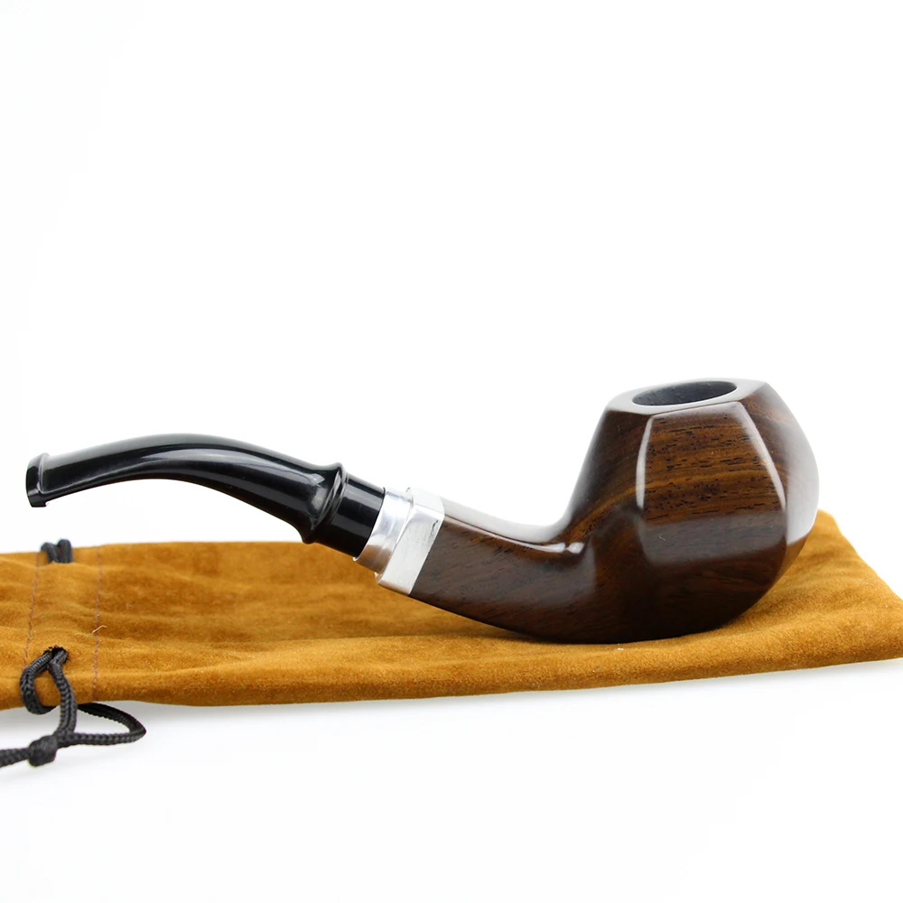 New Hexagon Ebony Wood Pipe Smoking Accessory 9mm Filter Tobacco Pipe Smoking Pipe with 10 tools Handmade Wooden Pipe
New Hexagon Ebony Wood Pipe Smoking Accessory 9mm Filter Tobacco Pipe Smoking Pipe with 10 tools Handmade Wooden Pipe
