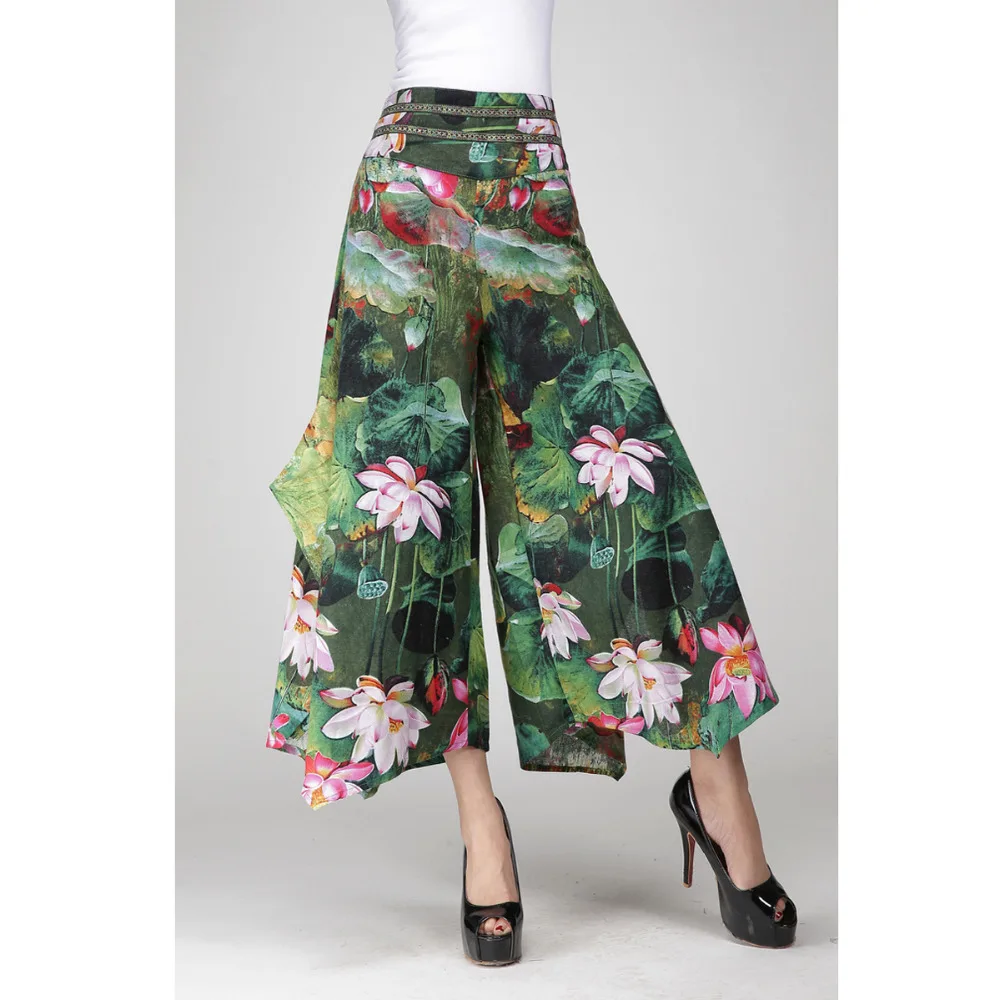 Green100% Brand New Female's Irregularly Loose Flares Cotton Linen Cropped Tulip Trousers Ankle-Length Pants One Size 0717
Green100% Brand New Female's Irregularly Loose Flares Cotton Linen Cropped Tulip Trousers Ankle-Length Pants One Size 0717