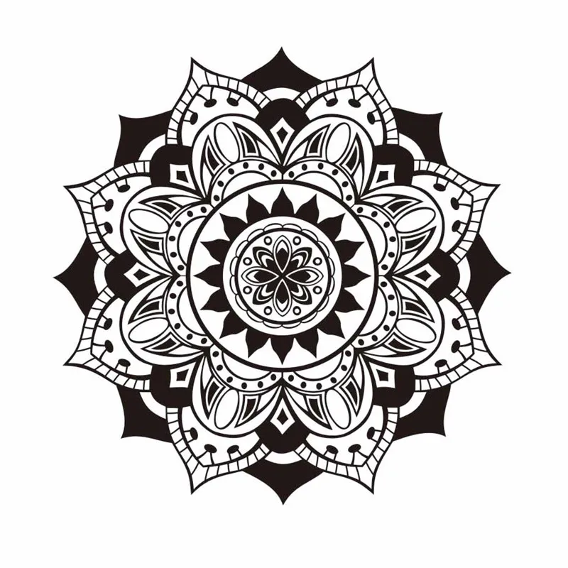 Vinyl Mandalas Wall Decals Indian Pattern Yoga Flowers Wall Stickers Self Adhesive Art Mural For Bedroom Home Decor
Vinyl Mandalas Wall Decals Indian Pattern Yoga Flowers Wall Stickers Self Adhesive Art Mural For Bedroom Home Decor