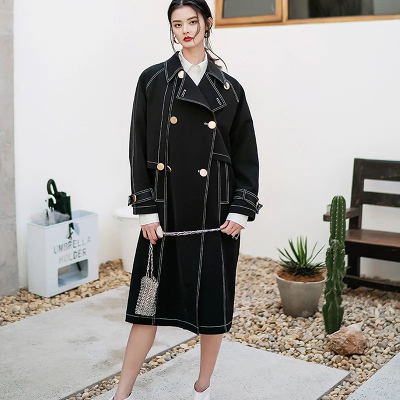 2019 female new autumn and winter plus size Korean style berif long outerwear temperament casual loose trench
2019 female new autumn and winter plus size Korean style berif long outerwear temperament casual loose trench