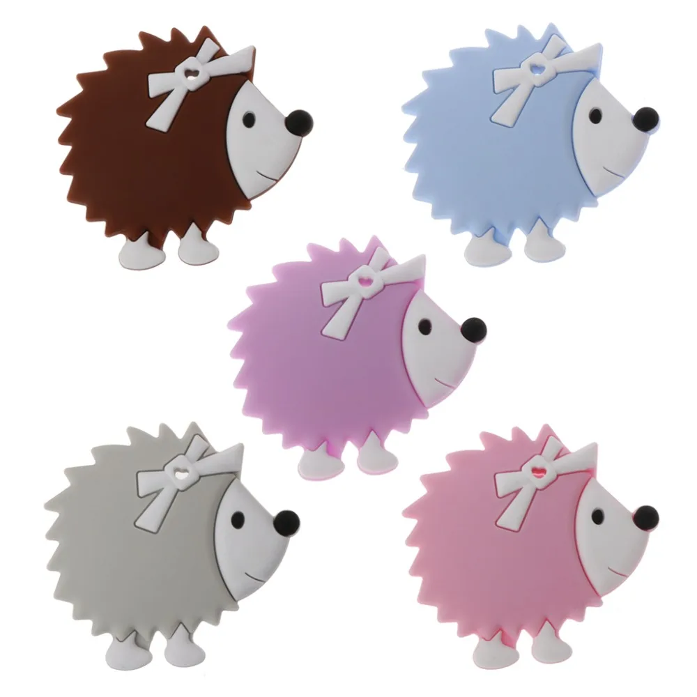 Hedgehog Silicone Teethers Animal Cartoon Baby Teether Teething Necklace Chew Charms Baby Products Toddler Toys
Hedgehog Silicone Teethers Animal Cartoon Baby Teether Teething Necklace Chew Charms Baby Products Toddler Toys