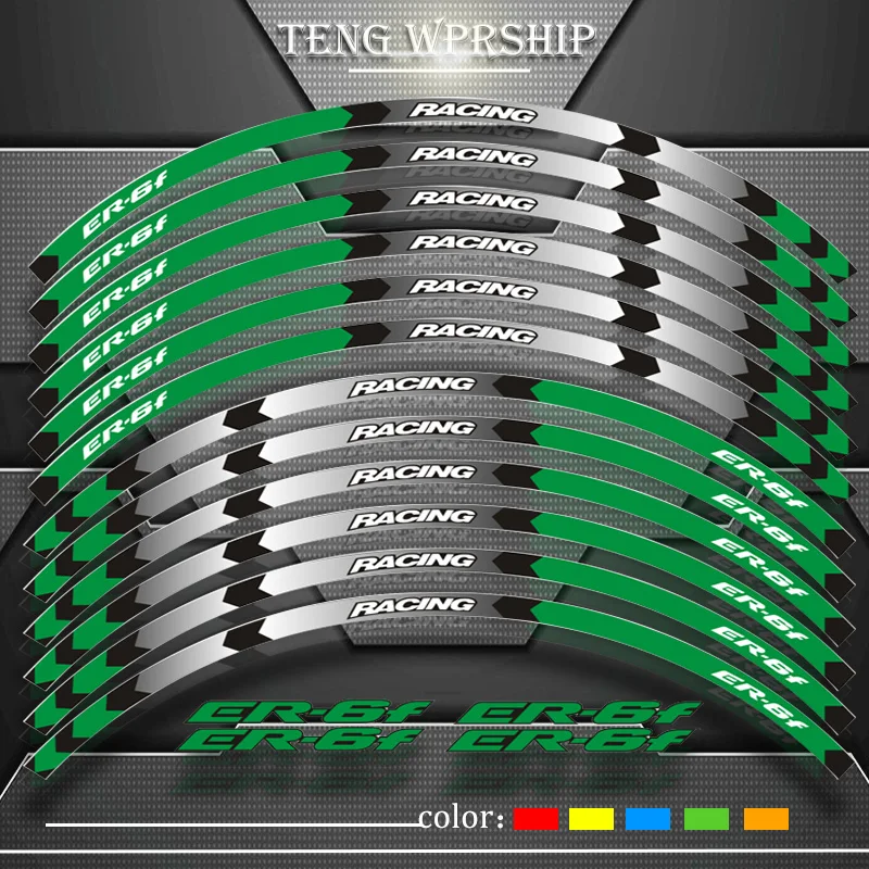 Motorcycle Rim stripes Decals 17inch Wheel Sticker Reflective Tape For KAWASAKI ER-6F Reflective sticker
Motorcycle Rim stripes Decals 17inch Wheel Sticker Reflective Tape For KAWASAKI ER-6F Reflective sticker