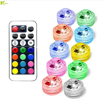 Battery Operated Waterproof RGB Submersible LED Light Underwater Night Lamp Lights for vase,bowls,aquarium party Wedding decor
Battery Operated Waterproof RGB Submersible LED Light Underwater Night Lamp Lights for vase,bowls,aquarium party Wedding decor