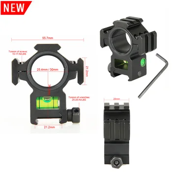 PPT 25.4MM To 30MM Three Side Cantilever Scope Mount With Level Bubble For Rifle Scope HS24-0197
PPT 25.4MM To 30MM Three Side Cantilever Scope Mount With Level Bubble For Rifle Scope HS24-0197