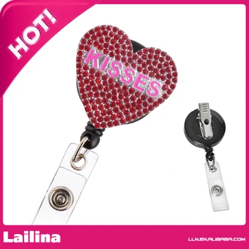 Bling Rhinestone Retractable Badge Reel/ ID Badge Holder / Brooch / Pendant / Id Badge Holder (Valentine's Day Gift)
Bling Rhinestone Retractable Badge Reel/ ID Badge Holder / Brooch / Pendant / Id Badge Holder (Valentine's Day Gift)