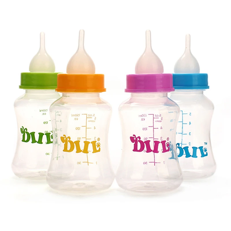 150ml Pet Milk Scale Bottle Set with Brush Spare Nipple for Dogs Cats Baby Feeding Puppy Water Pacifier Nursing Newborn Kitten
150ml Pet Milk Scale Bottle Set with Brush Spare Nipple for Dogs Cats Baby Feeding Puppy Water Pacifier Nursing Newborn Kitten