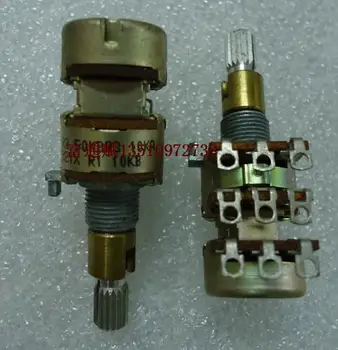 Potentiometer 16 type 3 channel 50KB + 10KA +10KB dual axis double adjustment 20 flower axis
Potentiometer 16 type 3 channel 50KB + 10KA +10KB dual axis double adjustment 20 flower axis
