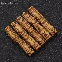 fashion lychee 10pcs Wooden Hair Dreadlock Beads Beautiful Braiding Hair Wooden Color Dread Hair Beads Hair Jewelry 6mm Hole fashion lychee 10pcs Wooden Hair Dreadlock Beads Beautiful Braiding Hair Wooden Color Dread Hair Beads Hair Jewelry 6mm Hole