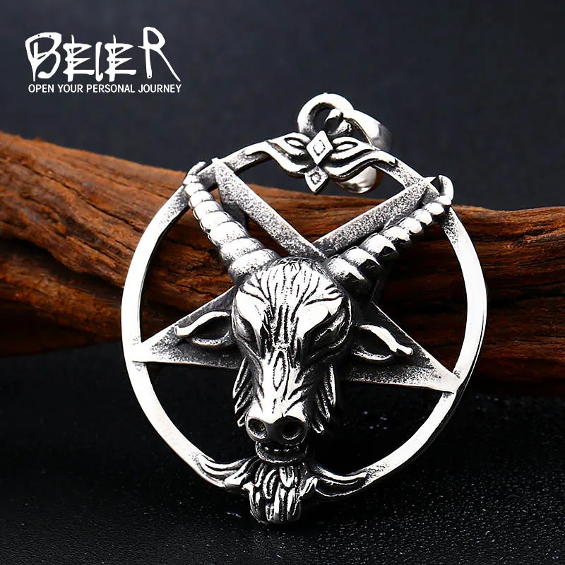 Beier new store 316L Stainless Steel Fashionable Lucky Pendant Pendant Vintage Mythology Sheepshead Totem pendant LLBP8-342R
Beier new store 316L Stainless Steel Fashionable Lucky Pendant Pendant Vintage Mythology Sheepshead Totem pendant LLBP8-342R