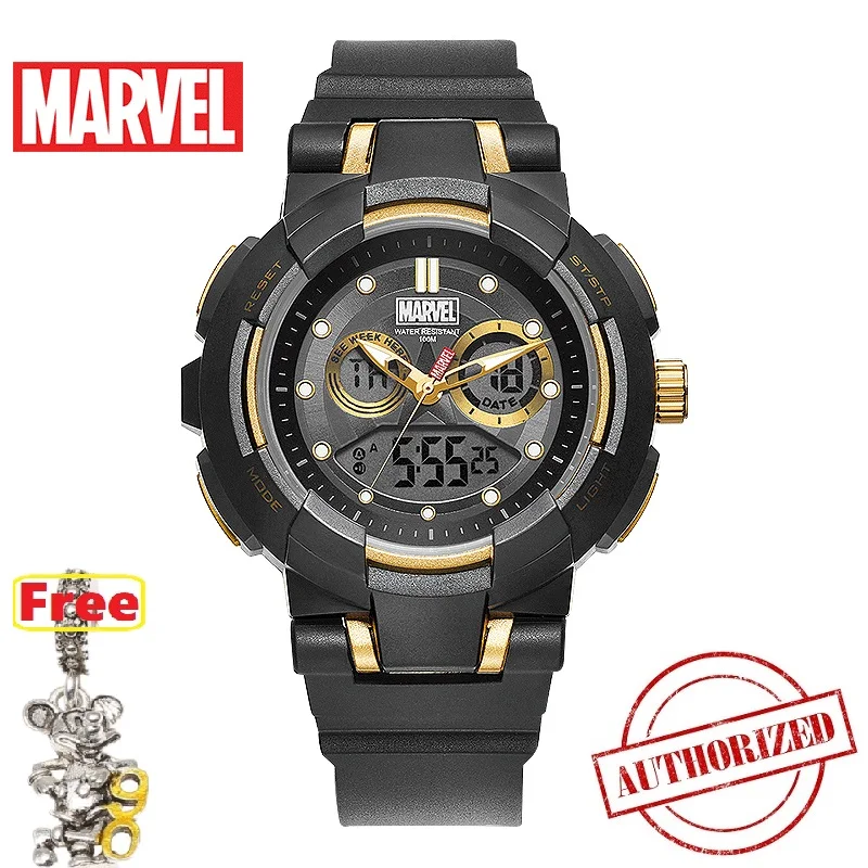 Disney Sports woMen Watch Marvel Dmulti-functional 100m Waterproof Movement Electronic Watch Captain America 100% Genuine m-9100
Disney Sports woMen Watch Marvel Dmulti-functional 100m Waterproof Movement Electronic Watch Captain America 100% Genuine m-9100