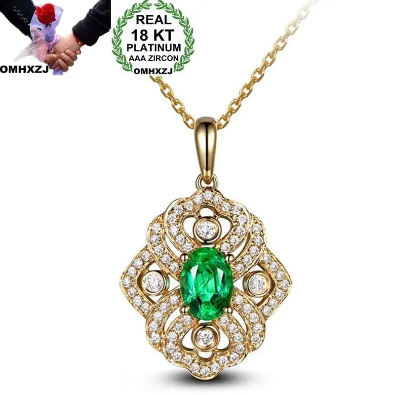 OMHXZJ Wholesale European Fashion Woman Girl Party Wedding Gift Flower AAA Zircon 18KT Rose Gold Necklace Pendant Charm CA198
OMHXZJ Wholesale European Fashion Woman Girl Party Wedding Gift Flower AAA Zircon 18KT Rose Gold Necklace Pendant Charm CA198
