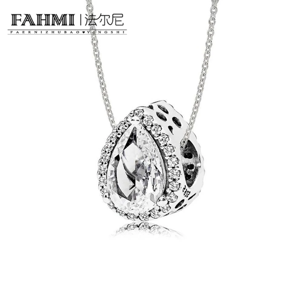 FAHMI Book Di 100% 925 Sterling Silver Radiant Teardrop Necklace Gift Set fit charm original Necklace woman jewelry A Set
FAHMI Book Di 100% 925 Sterling Silver Radiant Teardrop Necklace Gift Set fit charm original Necklace woman jewelry A Set