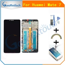 Ensemble écran tactile LCD avec châssis, pour Huawei Mate 7 Mate7 MT7 MT7-TL10 MT7-TL00 MT7-UL00 MT7-L09 MT7-CL00=