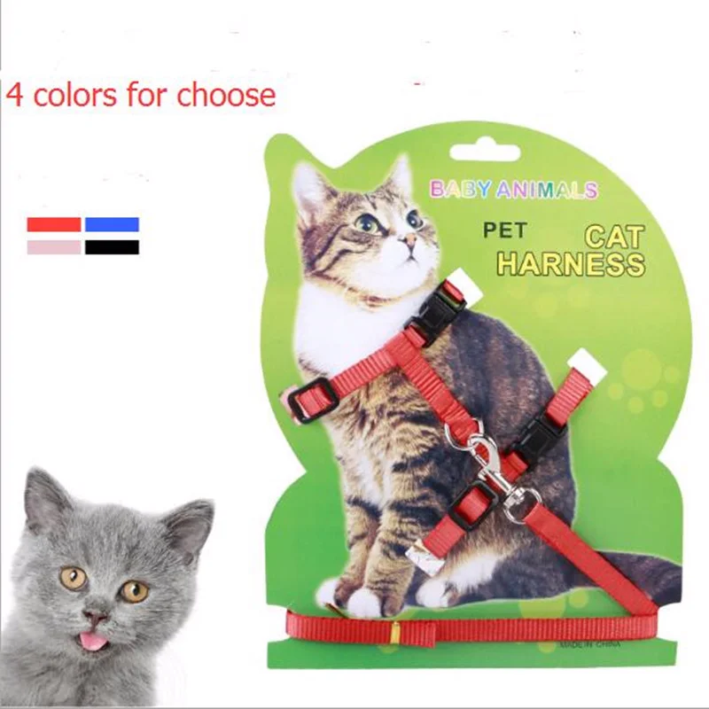 Hot Sale 4 Colors Nylon Products For Pet Cat Harness And Leash Adjustable Pet Traction Harness Belt Cat Kitten Halter Collar Cat
Hot Sale 4 Colors Nylon Products For Pet Cat Harness And Leash Adjustable Pet Traction Harness Belt Cat Kitten Halter Collar Cat