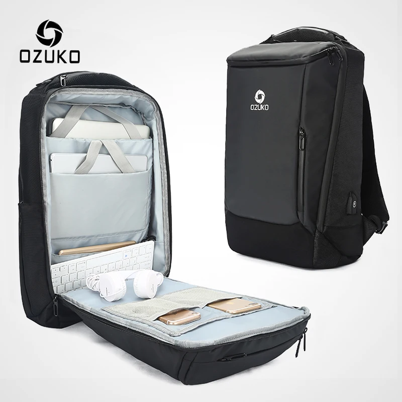 OZUKO Men 17 Inch Backpack 2019 Laptop Large Capacity Waterproof Backpacks for Men Male USB Oxford Back Pack Travel Bag Mochila
OZUKO Men 17 Inch Backpack 2019 Laptop Large Capacity Waterproof Backpacks for Men Male USB Oxford Back Pack Travel Bag Mochila