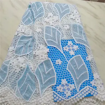 2019 high quality African Lace Fabric with Beads/stones For Wedding Dress 5 Yards/lot Hot Sale Nigerian Milk Silk Lace Fabric
2019 high quality African Lace Fabric with Beads/stones For Wedding Dress 5 Yards/lot Hot Sale Nigerian Milk Silk Lace Fabric