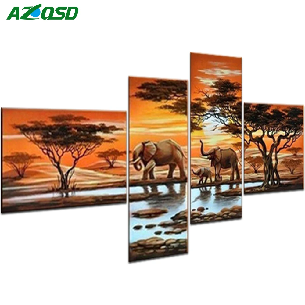 AZQSD Full Square Diamond Painting "Elephant family" Multi-picture Combination 5D Embroidery Cross Stitch Mosaic Decor
AZQSD Full Square Diamond Painting "Elephant family" Multi-picture Combination 5D Embroidery Cross Stitch Mosaic Decor