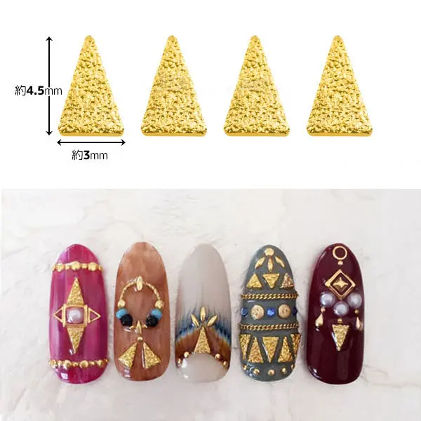 HOT Japanese nail art stud 100pcs Nail alloy long triangle shape rivet decoration nail art charm DIY nail metal glitter parts
HOT Japanese nail art stud 100pcs Nail alloy long triangle shape rivet decoration nail art charm DIY nail metal glitter parts