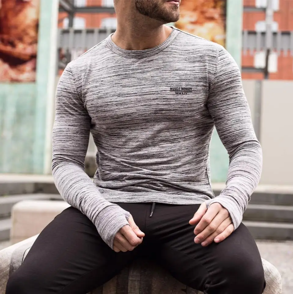Men Running T-Shirts Compression T-shirt long sleeves gym Tight Weight Lifting Bodybuilding Sport T-Shirts Man
Men Running T-Shirts Compression T-shirt long sleeves gym Tight Weight Lifting Bodybuilding Sport T-Shirts Man