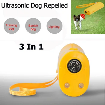 3 In 1 Ultrasonic Dog Pet Repeller Banish Training Device Trainer with LED Portable Flashlight Equipment For Dogs Stop Barking
3 In 1 Ultrasonic Dog Pet Repeller Banish Training Device Trainer with LED Portable Flashlight Equipment For Dogs Stop Barking