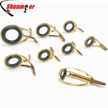 SUNMILE Golden Ceramic Guide Rings DIY Boat Rod Casting Snakehead Fishing Rod Tips Rings for Repairing Rod Fishing Accessories
SUNMILE Golden Ceramic Guide Rings DIY Boat Rod Casting Snakehead Fishing Rod Tips Rings for Repairing Rod Fishing Accessories