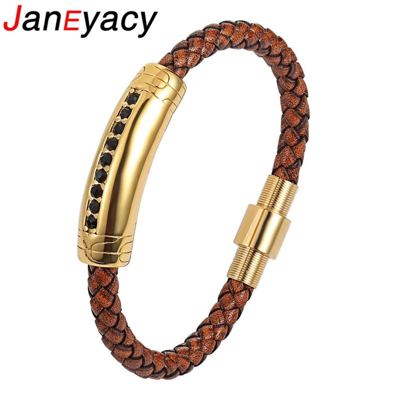 Janeyacy New Manual Braided Fashion Bracelet Magnetic Buckle Retro Men Stainless Steel Bracelet Women Leather Bracelet Pulseira
Janeyacy New Manual Braided Fashion Bracelet Magnetic Buckle Retro Men Stainless Steel Bracelet Women Leather Bracelet Pulseira