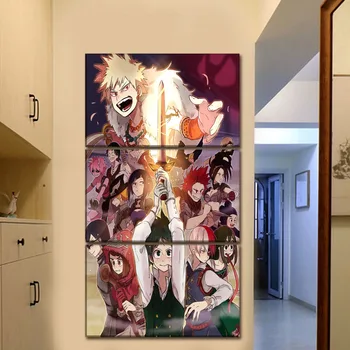 High Quality Canvas Printed Wall Art Poster 3 Piece Anime My Hero Academia Role Painting Home Decorative Bedroom Modular Picture
High Quality Canvas Printed Wall Art Poster 3 Piece Anime My Hero Academia Role Painting Home Decorative Bedroom Modular Picture