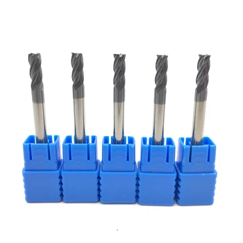 HRC55 4Flute D2R0.2~D12R1 Corner Radius Solid Carbide Endmill Standard Length Side milling Slotting Profiling face mill
HRC55 4Flute D2R0.2~D12R1 Corner Radius Solid Carbide Endmill Standard Length Side milling Slotting Profiling face mill