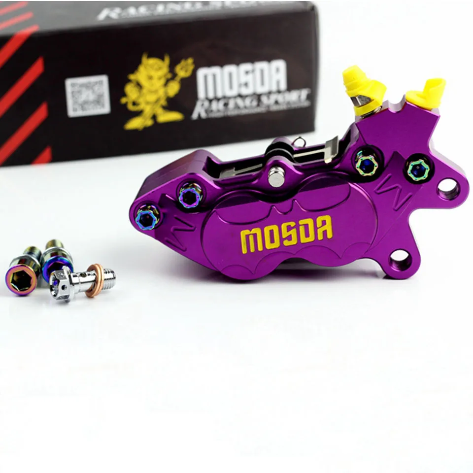 Universal HF6 40mm hole pitch Motorcycle Brake Calipers 32mm*2+27mm*2=4 pistons CNC Aluminum alloy Modified brake caliper pump
Universal HF6 40mm hole pitch Motorcycle Brake Calipers 32mm*2+27mm*2=4 pistons CNC Aluminum alloy Modified brake caliper pump
