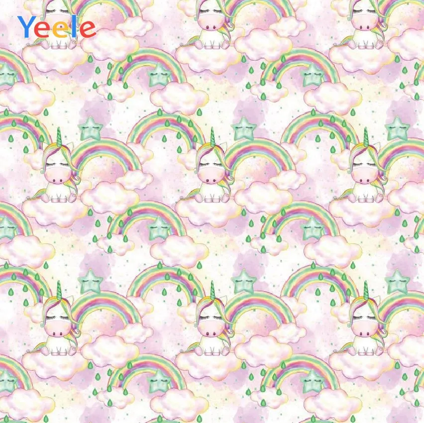 Yeele Unicorn Birthday Photocall Rainbow Customized Photography Backdrops Personalized Photographic Backgrounds For Photo Studio
Yeele Unicorn Birthday Photocall Rainbow Customized Photography Backdrops Personalized Photographic Backgrounds For Photo Studio