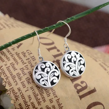 The Genuine Fashion Wholesale Jewelry Line S925 Pure Silver Earrings Archaize Process Matte Silver The New Fashion
The Genuine Fashion Wholesale Jewelry Line S925 Pure Silver Earrings Archaize Process Matte Silver The New Fashion