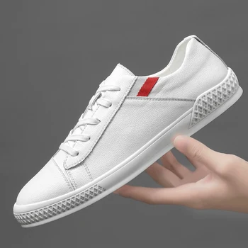 2019 new spring lace-up white And Black shoes Men Genuine Leather solid color male shoes casual Men shoes sneakers Flats C4
2019 new spring lace-up white And Black shoes Men Genuine Leather solid color male shoes casual Men shoes sneakers Flats C4