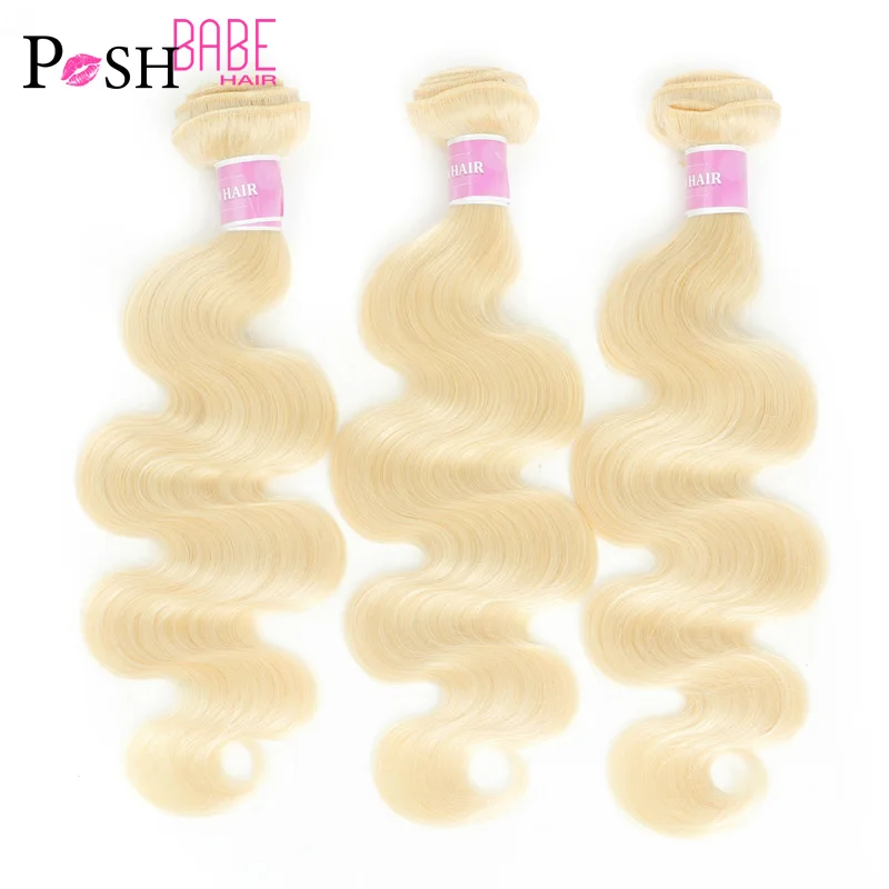 POSH BABE 1/3/4 Bundles Malaysian Body Wave Remy Human Hair Extensions Weave 8 - 36 inch 613 Platinum Blonde Color Bundles Weft
POSH BABE 1/3/4 Bundles Malaysian Body Wave Remy Human Hair Extensions Weave 8 - 36 inch 613 Platinum Blonde Color Bundles Weft