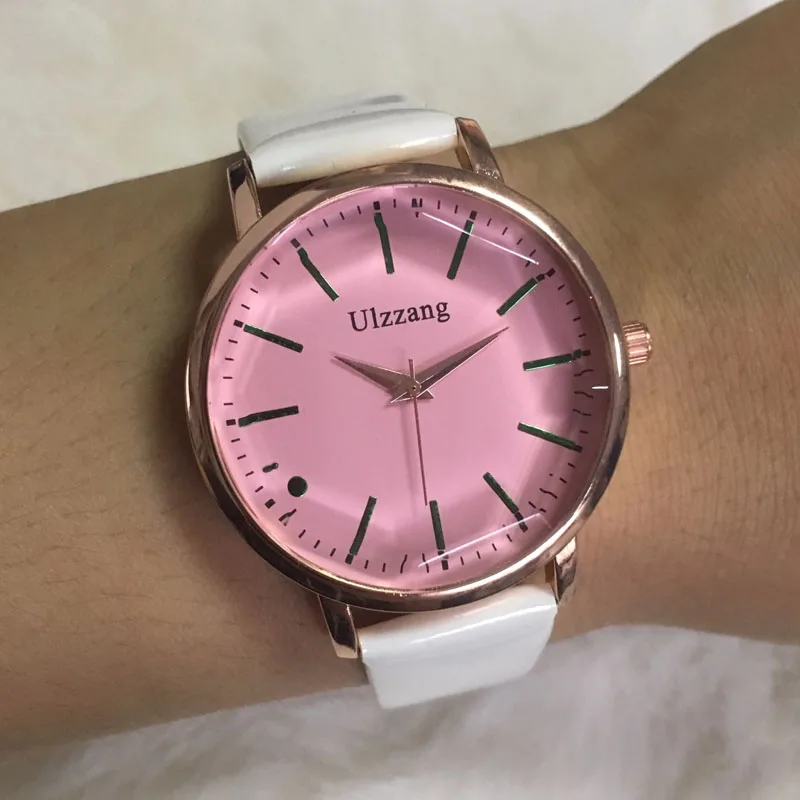 Luxury Women Watches Pink Big Dial Polygonal Glass Design Fashion Dress Quartz Watch Casual White Ladies Leather Wristwatch 2018
Luxury Women Watches Pink Big Dial Polygonal Glass Design Fashion Dress Quartz Watch Casual White Ladies Leather Wristwatch 2018