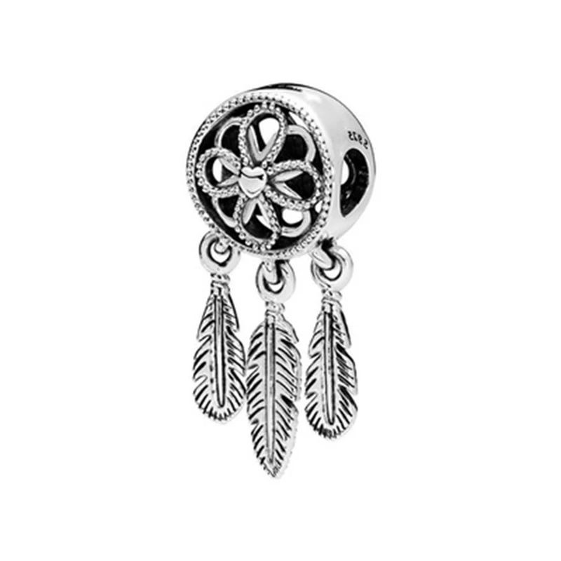 European Tree of Life Silver Charm Perles Pendentif Fit 925 Sterling Bracelet Chaîne