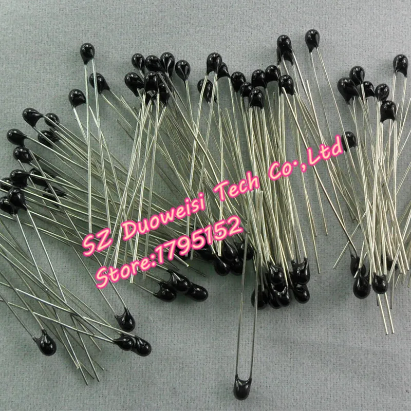 100 pcs / lot NTC bead thermistors (small black) MODULE MF5A 5K ohms accuracy of 1% B value: 3470 error 1%
100 pcs / lot NTC bead thermistors (small black) MODULE MF5A 5K ohms accuracy of 1% B value: 3470 error 1%