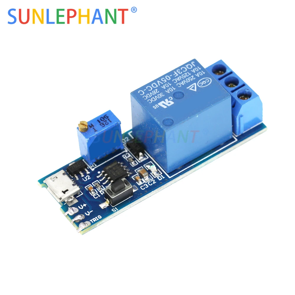 Smart Electronics 5V-30V Micro USB Power Adjustable Delay Relay Timer Control Module Trigger Delay Switch
Smart Electronics 5V-30V Micro USB Power Adjustable Delay Relay Timer Control Module Trigger Delay Switch