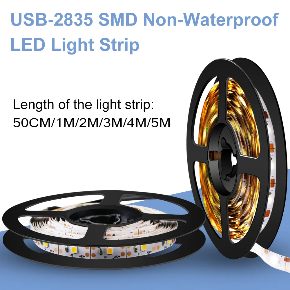 WENNI USB Strip LED Night Light TV Backlight LED Strip Lighting Kitchen Cabinet Light Tape Flexible LED Lamp DC 5V Wardrobe Lamp
WENNI USB Strip LED Night Light TV Backlight LED Strip Lighting Kitchen Cabinet Light Tape Flexible LED Lamp DC 5V Wardrobe Lamp