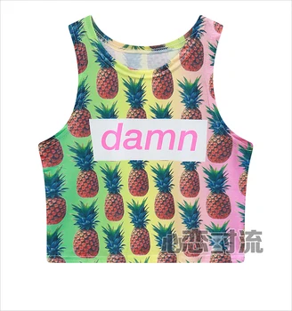 2019 Girl dance top 3d print Bustier clothes Camisolas Women Tank Crop Tops pineapple Tile Sexy plant summer style
2019 Girl dance top 3d print Bustier clothes Camisolas Women Tank Crop Tops pineapple Tile Sexy plant summer style