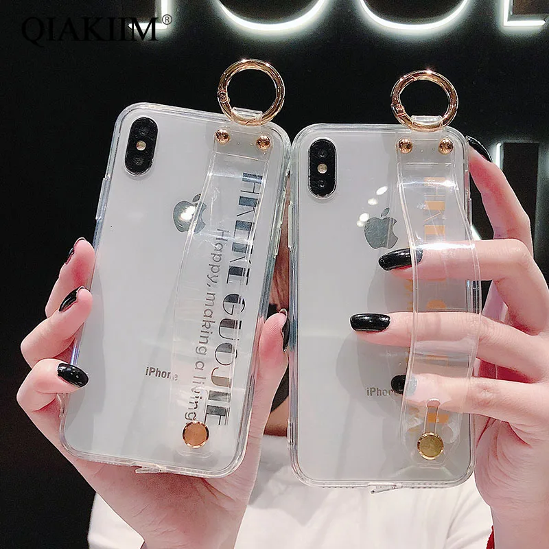 Wrist Strap Simple Transparent Phone Case For Huawei P20 Mate10 Mate20 Pro Nova4 4e Clear Soft Letter Cover for Xiaomi 8 9 Play
Wrist Strap Simple Transparent Phone Case For Huawei P20 Mate10 Mate20 Pro Nova4 4e Clear Soft Letter Cover for Xiaomi 8 9 Play