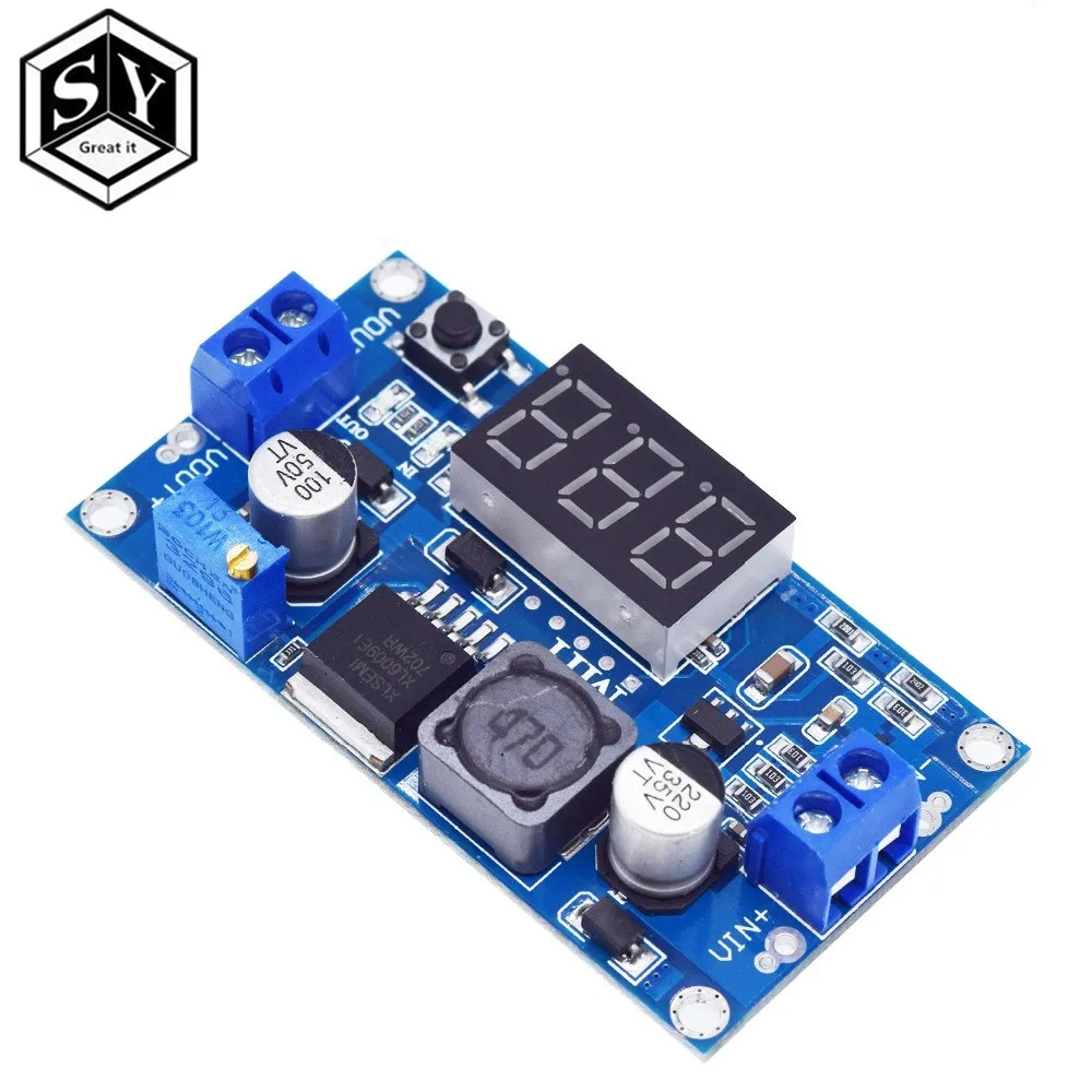 DC-DC XL6009 Digital Boost Step Up Power Supply Module Adjustable 4.5-32V to 5-52V Step-up Voltage Regulator With LED Voltmeter
DC-DC XL6009 Digital Boost Step Up Power Supply Module Adjustable 4.5-32V to 5-52V Step-up Voltage Regulator With LED Voltmeter